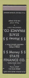 Matchbook Cover - State Finance Company SAMPLE