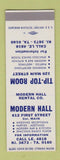 Matchbook Cover - Modern Hall Tip Top Room SAMPLE