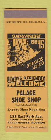 Matchbook Cover - Palace Shoe Shop Tallahassee FL SAMPLE