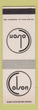 Matchbook Cover - Colson Corp Elyria OH SAMPLE