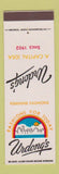 Matchbook Cover - Urdong's Women's Clothes Washington DC Rosslyn VA SAMPLE