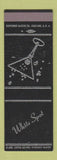 Matchbook Cover - White Spot SAMPLE