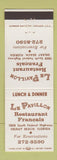 Matchbook Cover - Le Pavillon French Restaurant Delray Beach FL