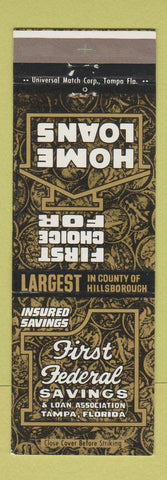 Matchbook Cover - First Federal Savings Tampa FL