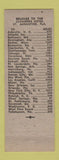 Matchbook Cover - Alhambra Hotel St Augustine FL