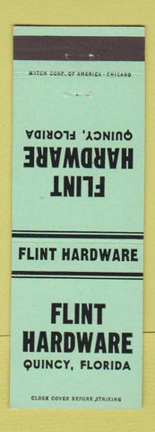 Matchbook Cover - Flint Hardware Quincy FL