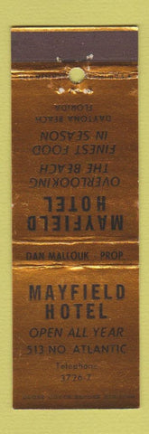 Matchbook Cover - Mayfield Hotel Daytona Beach FL