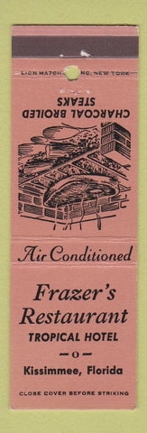 Matchbook Cover - Frazer's Restaurant Kissimmee FL