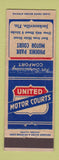 Matchbook Cover - Phoenix Park Motor Court motel Jacksonville FL ADVANCE
