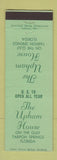 Matchbook Cover - Upham House Tarpon Springs FL