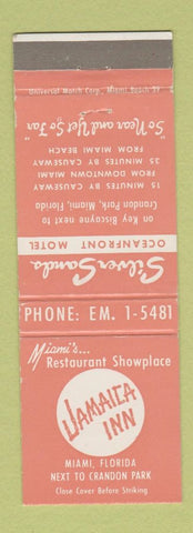 Matchbook Cover - Jamaica Inn Miami FL