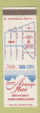 Matchbook Cover - Miami Airways Motel Miami Springs FL