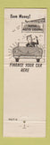 Matchbook Cover - Gladsden State Bank Chattahoochee FL
