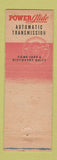 Matchbook Cover - 1952 Chevrolet Dover Foxcroft ME low phone #