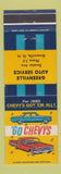 Matchbook Cover - 1960 Chevrolet Greenville NH