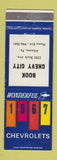 Matchbook Cover - 1967 Chevrolet Book Chevy City Altoona PA