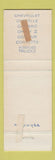 Matchbook Cover - 1967 Chevrolet Book Chevy City Altoona PA