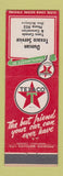 Matchbook Cover - Texaco oil gas Duncan Trans Canada Coronation
