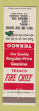 Matchbook Cover - Texaco oil gas Tod's Motel Cafe Cabool MO