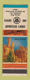Matchbook Cover - Texaco oil gas Owen's Restaurant Costello PA