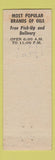 Matchbook Cover - Brownie's Texaco oil gas Long Beach CA Great Dane