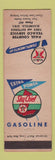 Matchbook Cover - Texaco oil gas Paul Courter Bloomfield IA low phone #