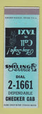Matchbook Cover - Taxi Cab Checker