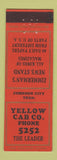 Matchbook Cover - Yellow Cab Taxi Zimmerman's News Stand Johnson City TN