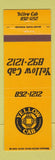 Matchbook Cover - Yellow Cab Taxi