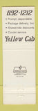 Matchbook Cover - Yellow Cab Taxi