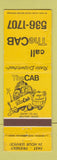Matchbook Cover - The Cab Taxi Hawaii? WEAR