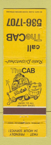 Matchbook Cover - The Cab Taxi Hawaii? WEAR