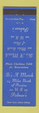 Matchbook Cover - Palmer's Pontiac MI