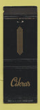 Matchbook Cover - Cikra's Furs Cleveland OH WEAR
