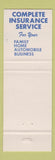 Matchbook Cover - Geo Ayers Insurance Tallmadge OH WEAR