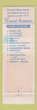Matchbook Cover - Protected Home Mutual Insurance Sharon PA WEAR