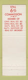 Matchbook Cover - Berning Real Estate Cincinnati OH