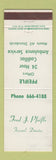 Matchbook Cover - Pfeifle Funeral Home Ambulance WEAR