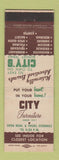 Matchbook Cover - City Furniture Hammond South Chicago Beverly Englewood IN IL
