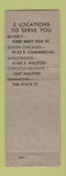 Matchbook Cover - City Furniture Hammond South Chicago Beverly Englewood IN IL