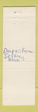 Matchbook Cover - Les Souba Insurance Agency David City Seward AK