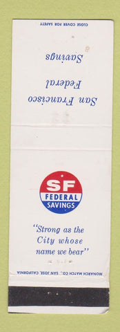 Matchbook Cover - San Francisco Federal Savings Bank CA WEAR