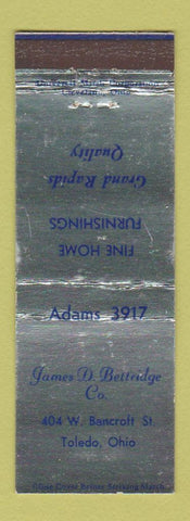 Matchbook Cover - JamesBettridge Furniture Toledo OH