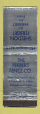 Matchbook Cover - Sheldon Ferbert Fencing Cleveland OH WORN