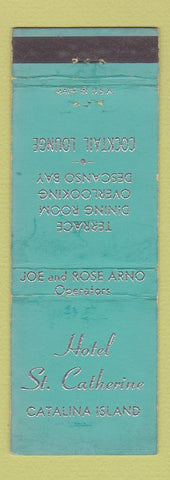 Matchbook Cover - Hotel St Catherine Catalina Island CA WORN