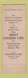 Matchbook Cover - Hotel St Catherine Catalina Island CA WORN