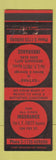 Matchbook Cover - LF Frett Insurance  WEAR