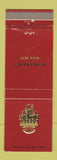 Matchbook Cover - Reinsurance Sterling Insurance