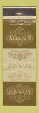 Matchbook Cover - Envoy Cigarettes UK England Bryant May WEAR