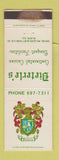 Matchbook Cover - Dieterle's Restaurant Elgin IL WEAR